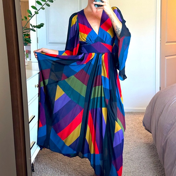 FARM Rio Colorful Geometric Maxi Dress - Picture 3 of 7